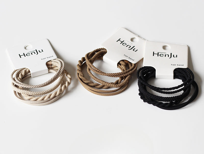 Set Of Four Hair Ties, High-Elasticity And Durable For Women To Tie Hair