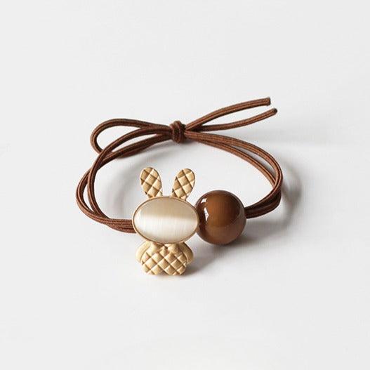 Bunny Hair Tie - Trendy Elegant Elastic Band, High Elasticity Durable Hair Tie for Women, Exquisite Japanese and Korean Inspired Hair Holder