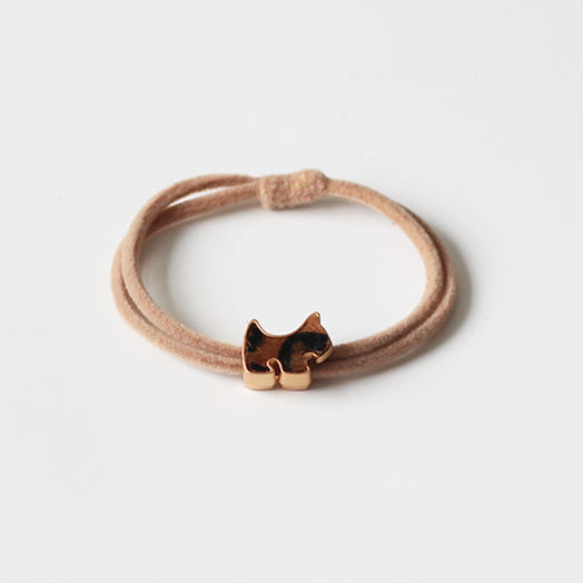 Leopard Print Heart Hair Tie - High Elasticity Durable Elastic Band for Women, 2024 New Premium Hair Loop