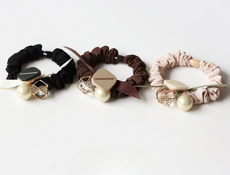 Premium Hair Tie - Trendy 2023 New Hair Band, Japanese and Korean Inspired Thick Elastic Band for Women's Hair Ties