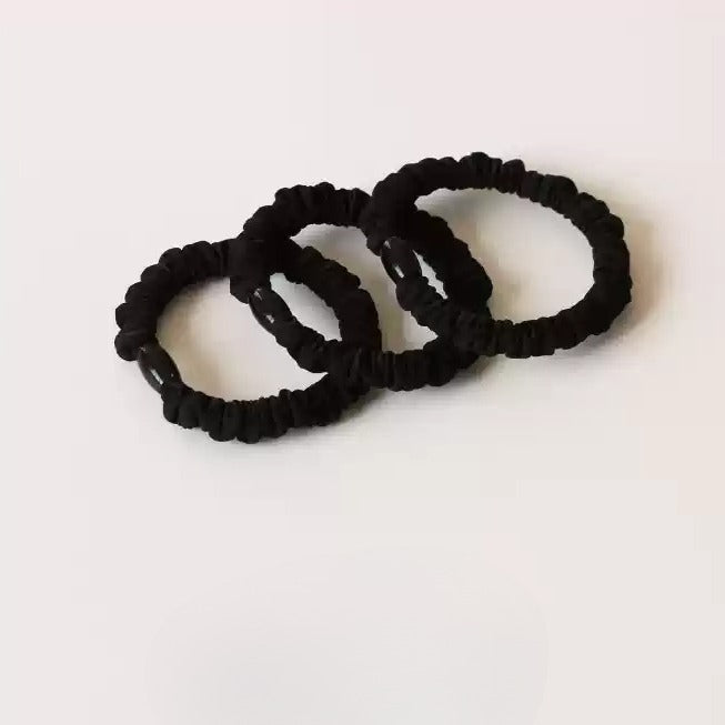 Elegant Hair Ties - Simple Elastic Bands for Women's Hair Ties and Ponytail Holders(Three-Piece Set)
