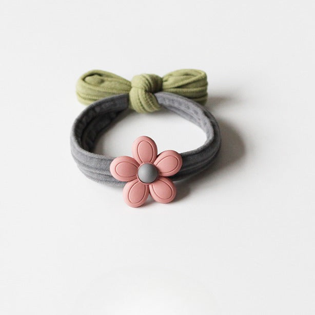Flower Hair Ties, Seamless And Stylish For Women To Tie Hair