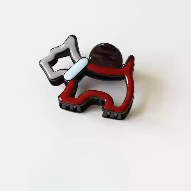 Puppy Claw Clips for Thin Hair - Medium Shark Clips for Back of Head, Women's 2024 New Premium Hair Clips