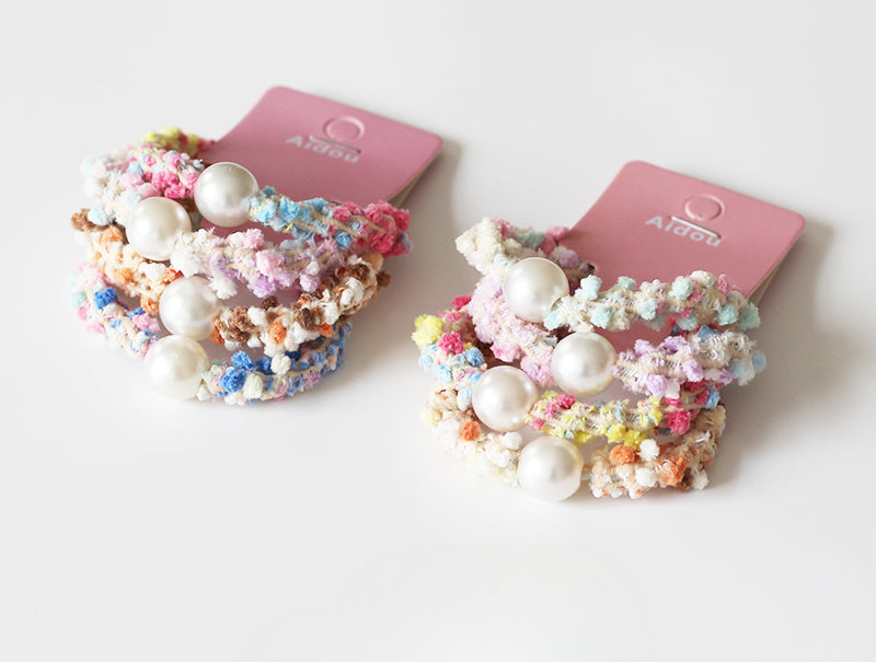 Colorful Plush Hair Tie - Women's Trendy Elegant Hair Band, 2023 New Elastic Band for Tying Hair