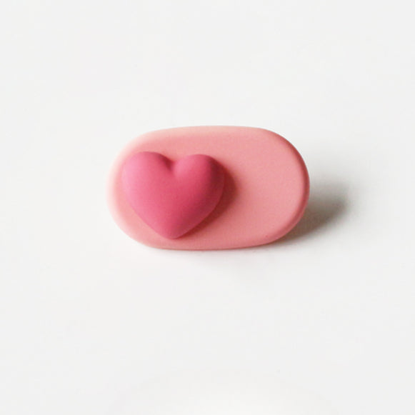 Pink Hair Clip Cute Side Accessory Playful Design For Women Girly Hairpin