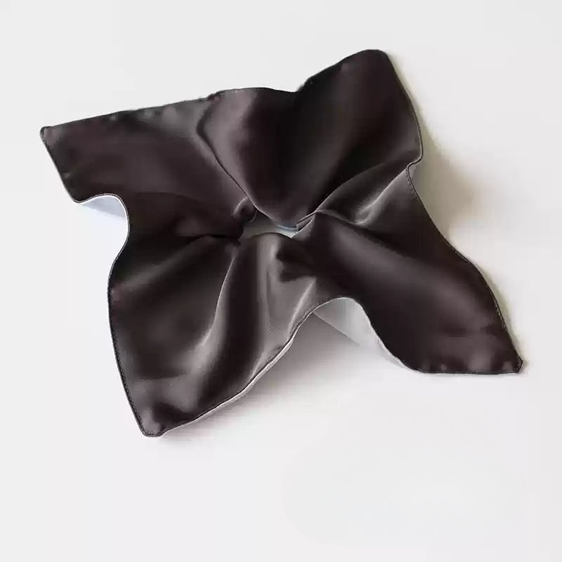 Silk Scarf French Retro Hair Tie - Korean Trendy New Premium Hair Band and Elastic for Women