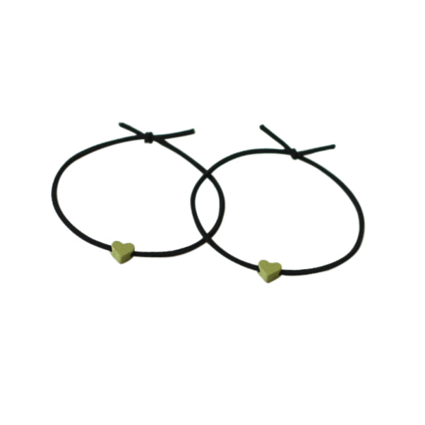 Heart Hair Ties For Couples, Two-In-One And Stylish For Women And Men To Tie Hair