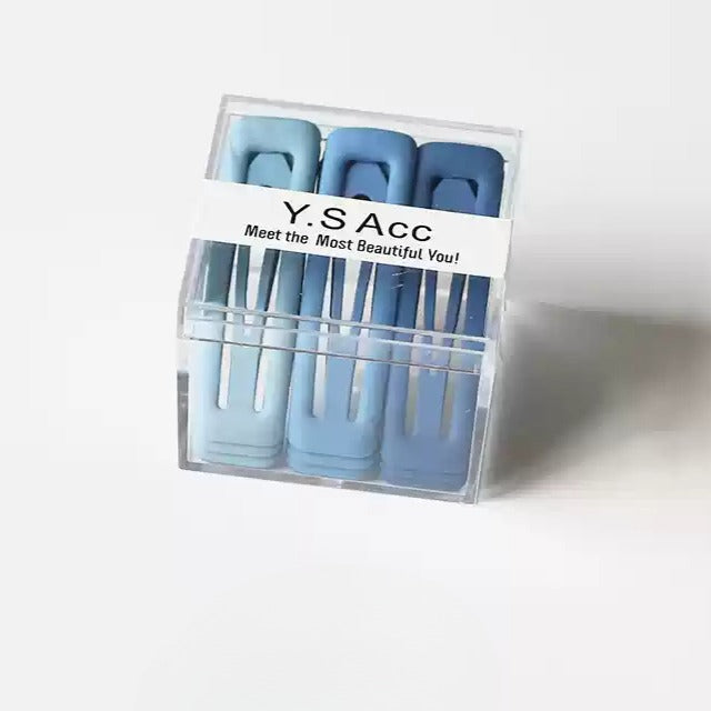 Boxed Hair Clips Women Side BB Clips Trendy New Elegant Hair Accessory Bangs Clips