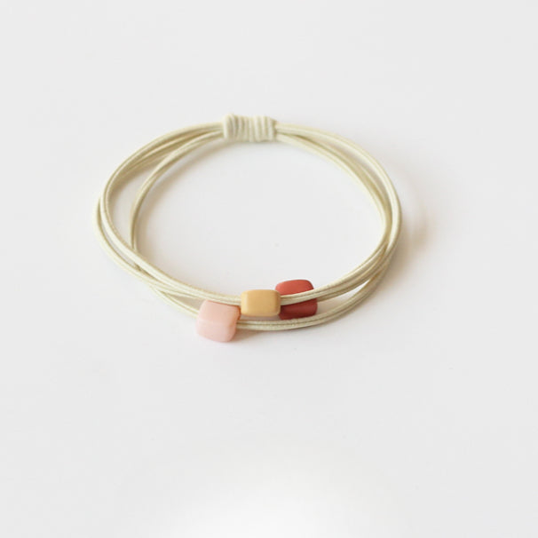 Candy Beaded Hair Tie New Cute Elegant Trendy Durable Hair Band