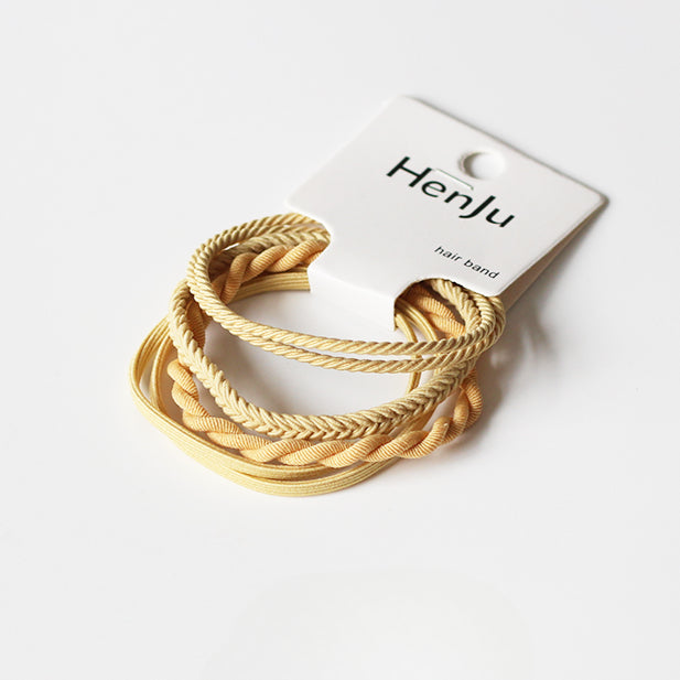 Set Of Four Hair Ties, High-Elasticity And Durable For Women To Tie Hair