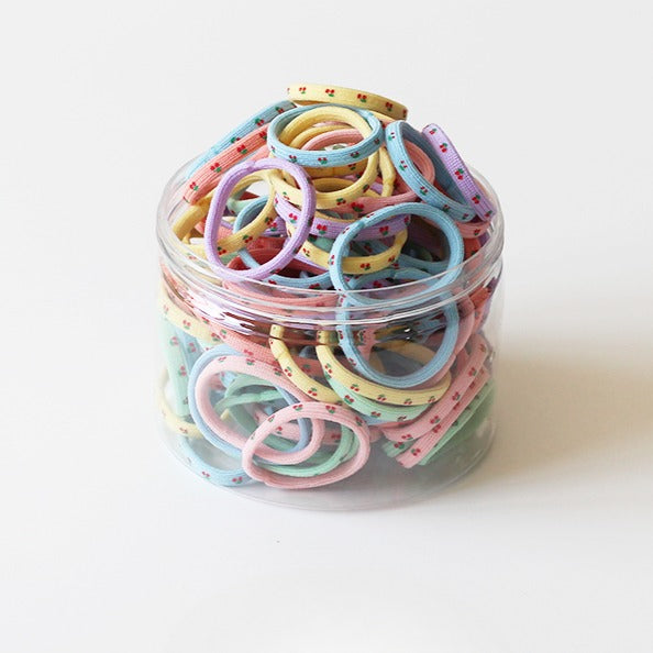 Cute Canister Hair Ties High Elasticity Durable Hairbands Stylish Hair Accessories For Women Perfect For Ponytails