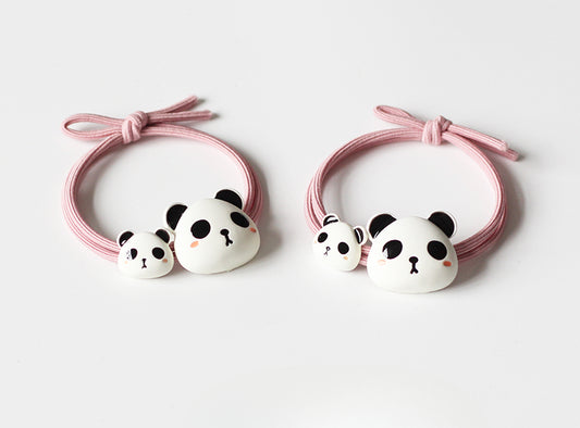 Panda Hair Tie - Cute Trendy Elegant Hair Band for Women, Unique Design Elastic Band for Tying Hair and Hair Holder