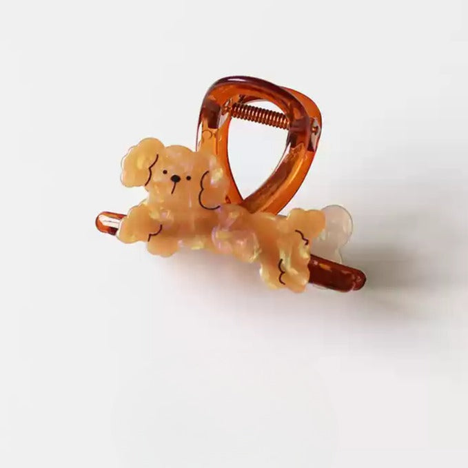 Small Animal Claw Clips for Women - 2024 New Premium Shark Clips for Thin Hair, Half-Up Hair Clips for Back of Head