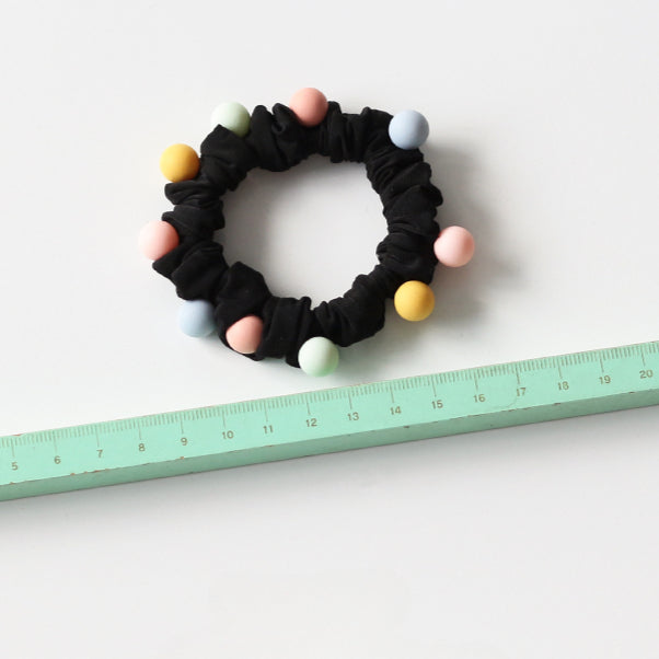 Candy-colored Hair Tie, New High-end Cute Hair Loop, Elastic Hair Accessory