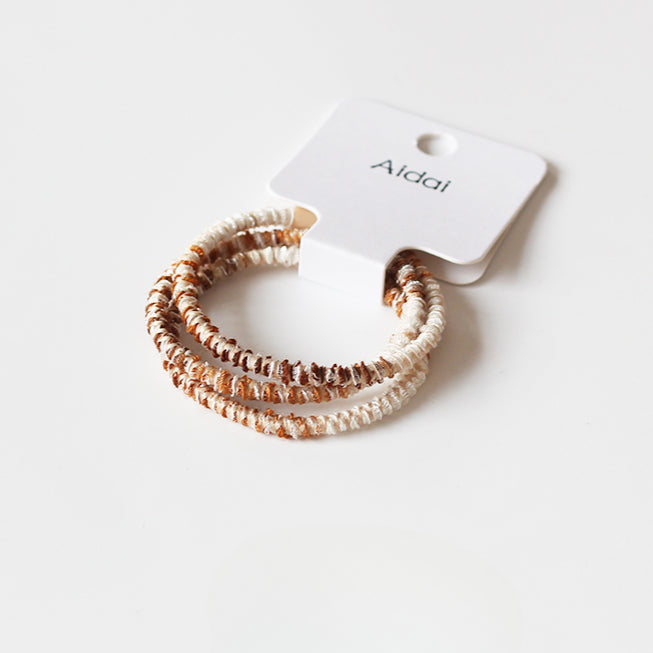 Set Of Three Hair Ties, High-Elasticity And Durable For Women To Tie Hair