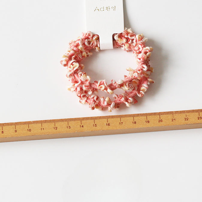 Colorful Bead Hair Tie, High Elasticity Durable Hair Band for Women, 2024 New High-end Hair Loop Accessory