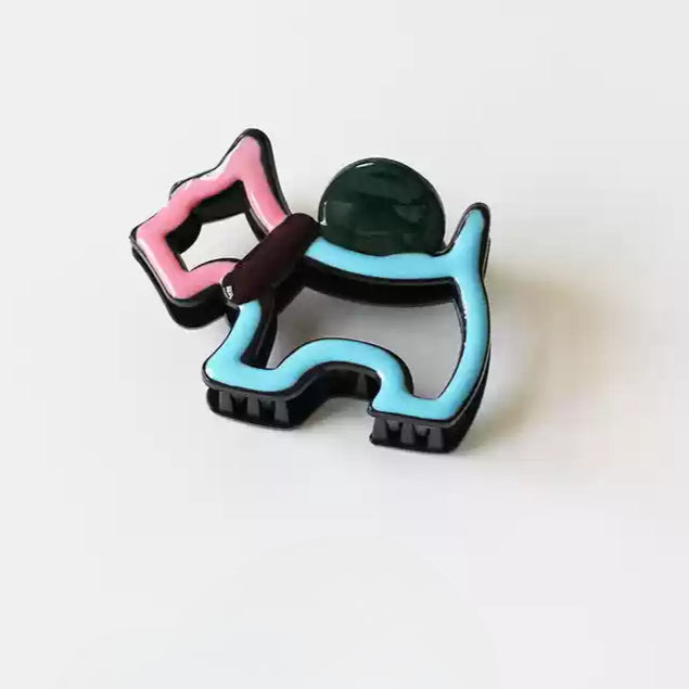 Puppy Claw Clips for Thin Hair - Medium Shark Clips for Back of Head, Women's 2024 New Premium Hair Clips