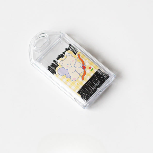 Black Hair Clips Simple And Stylish Hair Accessories Perfect For Bangs Or Stray Hair