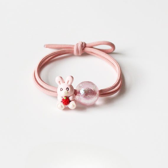 Bunny Ears Hair Tie - Women's Trendy New Elegant Hair Band, Simple Cute Elastic for Women's Hair Ties