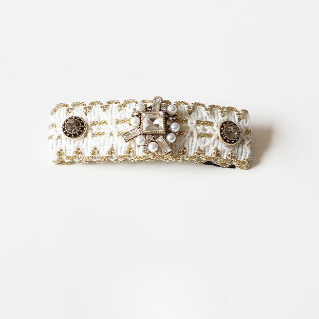Baroque Style Hair Clips for Women - Side Clips, 2023 Trendy New Elegant Hairpins, Retro Bang Clips and Hair Accessories