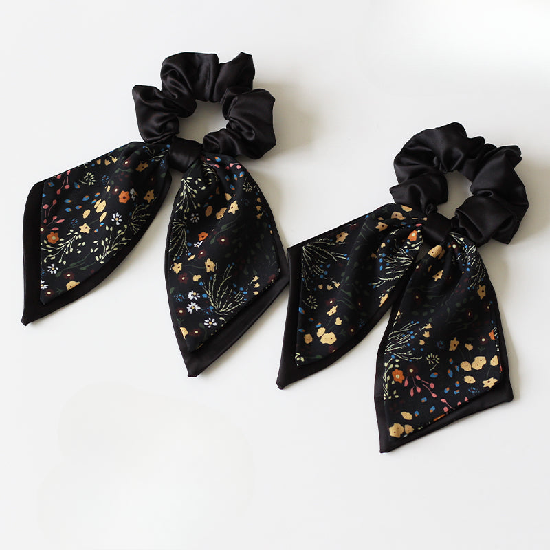 Bow and Flower Hair Tie, 2024 New High-end Hair Loop, High Elasticity Durable Elastic for Hairstyles