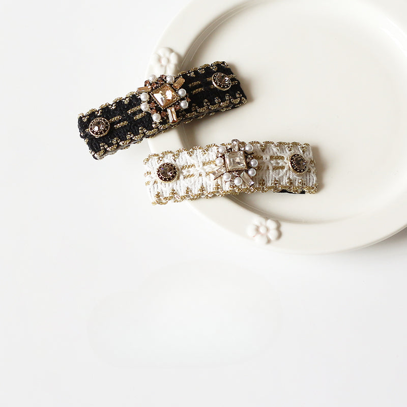 Baroque Style Hair Clips for Women - Side Clips, 2023 Trendy New Elegant Hairpins, Retro Bang Clips and Hair Accessories