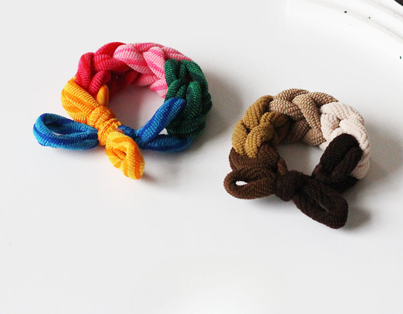 Knitted Hair Ties, Trendy And Durable For Women To Tie Hair