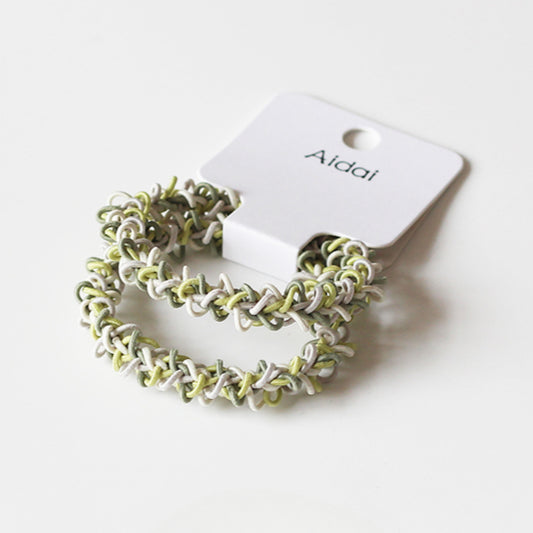 Openwork Knit Hair Ties, Durable And Stylish For Women To Style Hair