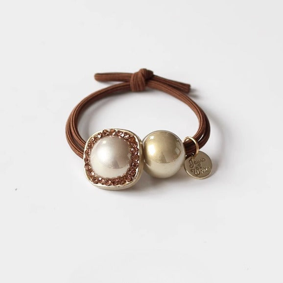 Faux Pearl Hair Ties, High-End And Stylish For Women To Tie Hair