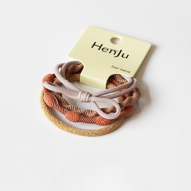 Candy-colored Hair Tie, Trendy Elastic for Hairstyles, Minimalist Cute Hair Accessory for Women