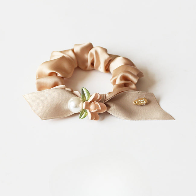 Rose Large Intestine Hair Tie - Trendy Elegant Elastic Band for Women's Hair Ties, Premium Hair Accessory