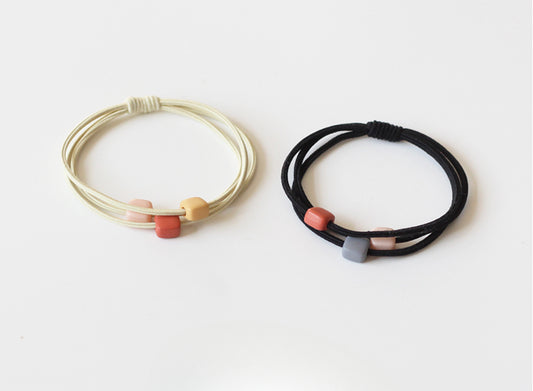 Candy Beaded Hair Tie New Cute Elegant Trendy Durable Hair Band