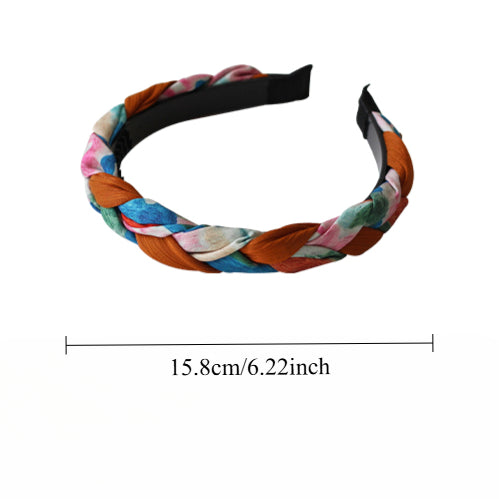 Colorful Twist Headband Stylish Hair Accessory High-End Design For Women Perfect For Makeup Or Daily Use