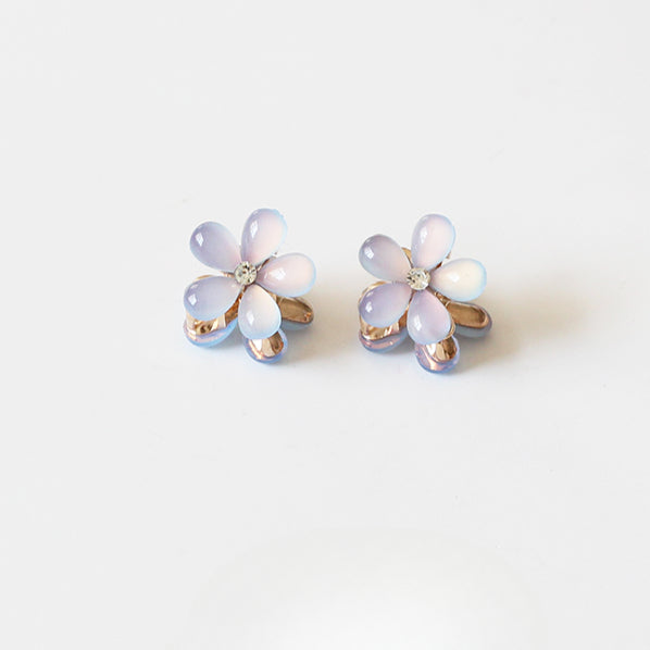 Faux Crystal Mini Claw Clips - Trendy Elegant Small Shark Clips, Bang Clips and Hair Accessories