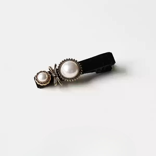 Baroque Hair Clip Side Trendy New Vintage Bangs Clip Elegant Hair Accessory