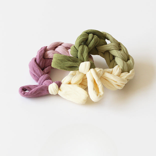 Sweet Dual-Tone Hair Tie - 2024 New Premium Hair Accessory, High Elasticity Durable Elastic Band for Bun Hairstyles