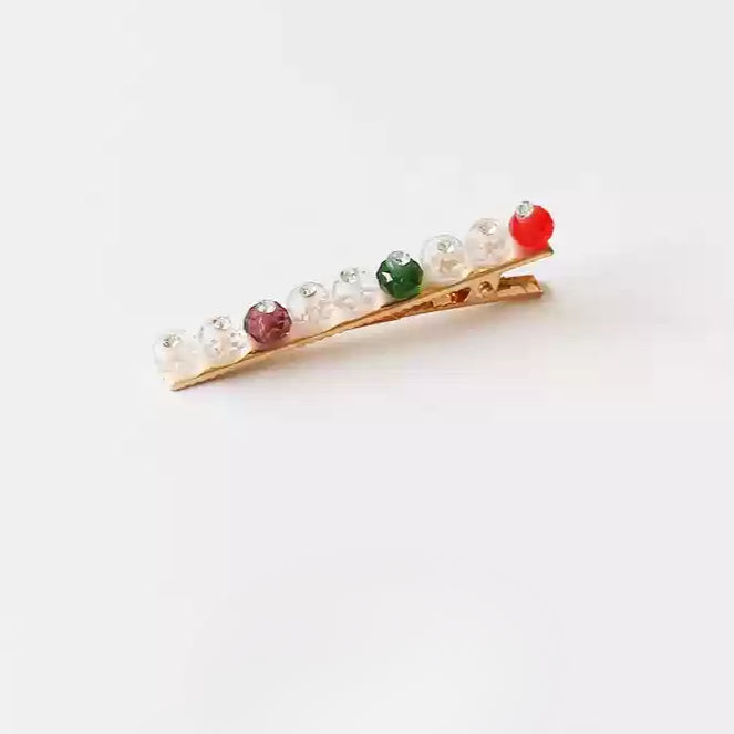 Minimalist Small Square Hair Clips - 2024 Trendy Side Clips for Women, Premium Bang Clips and Forehead Hair Accessories