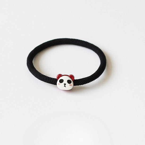 Cute Smiley Face Hair Tie - Korean Style Simple Elastic Band for Tying Hair, Girly Elastic Hair Holder