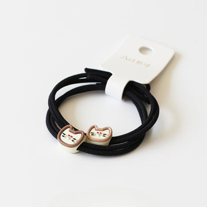 Cute Cat And Dog Hair Ties, High-End And Durable For Women To Tie Hair