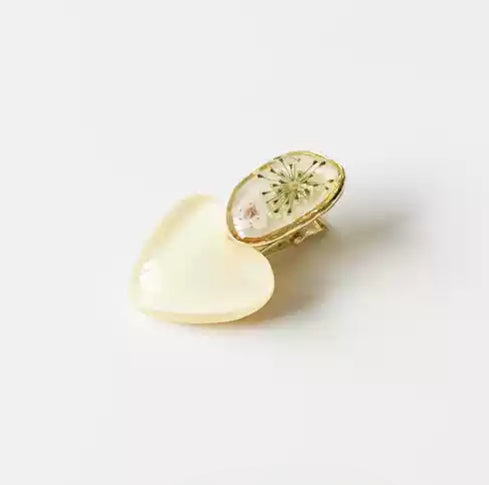 Jelly Color Heart Hair Clips for Women - 2024 New Premium Bang Clips, Forehair Clips and Duckbill Clips