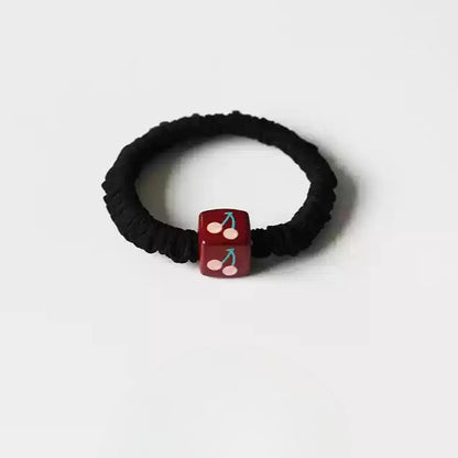 Square Hair Ties - Trendy Elegant Ponytail Elastic Bands, Thick High Elasticity Durable Hair Ties for Tying Hair