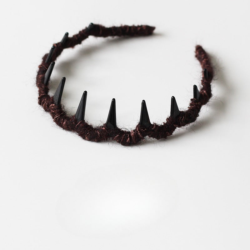 Knitted Headband High Crown Women New High-End Hair Accessory Versatile Hair Clip