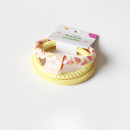 Candy-Colored Hair Ties Cute Trendy Korean Japanese Minimalist Hairbands Women