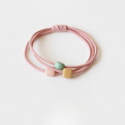 Candy Beaded Hair Tie New Cute Elegant Trendy Durable Hair Band