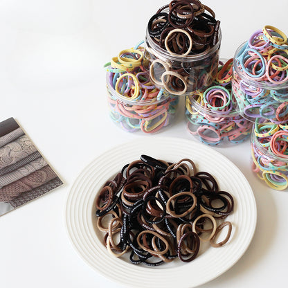 Cute Canister Hair Ties High Elasticity Durable Hairbands Stylish Hair Accessories For Women Perfect For Ponytails