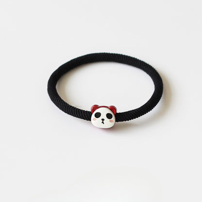 Cute Smiley Face Hair Tie - Korean Style Simple Elastic Band for Tying Hair, Girly Elastic Hair Holder