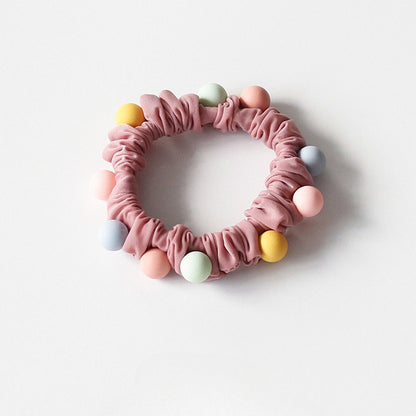 Candy-colored Hair Tie, New High-end Cute Hair Loop, Elastic Hair Accessory