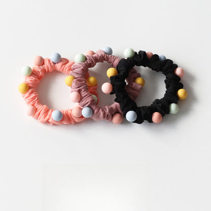Candy-colored Hair Tie, New High-end Cute Hair Loop, Elastic Hair Accessory