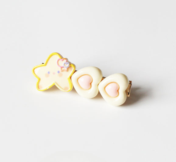 Yellow Star Hair Tie, Cute Trendy Elastic, High Elasticity Durable Hair Loop for Ponytails and Updos