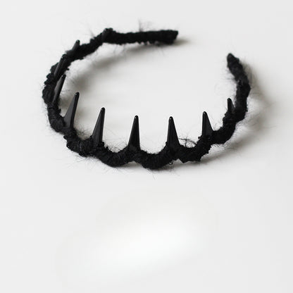 Knitted Headband High Crown Women New High-End Hair Accessory Versatile Hair Clip